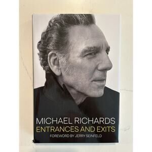 MICHAEL RICHARDS Seinfeld Kramer SIGNED ENTRANCES EXITS Book AUTOGRAPHED COA #2